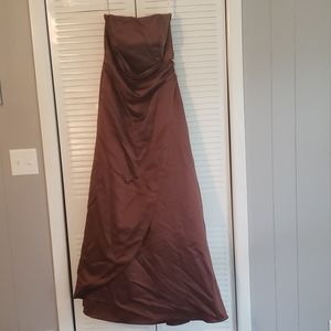 Brown Bridesmaid Dress